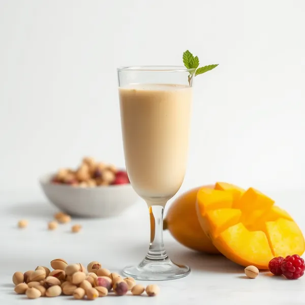 Immune Boosting Mango Pistachio Milk Smoothie