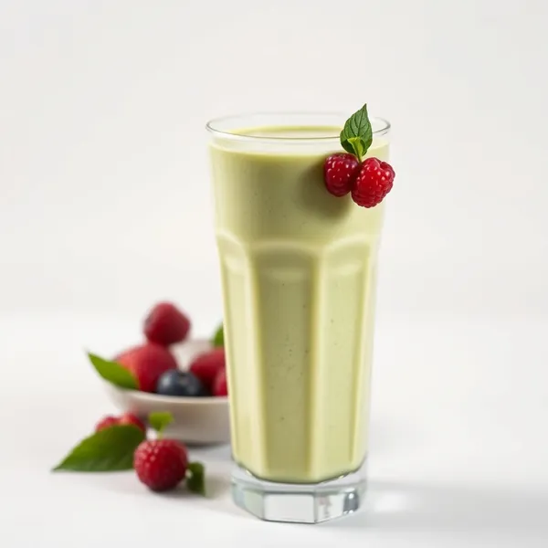 Smoothie de Yaourt Grec et Matcha pour le Système Immunitaire