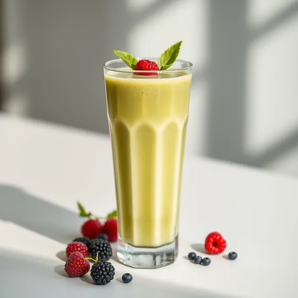 Smoothie au Lait de Cannabis et Matcha qui Renforce le Système Immunitaire