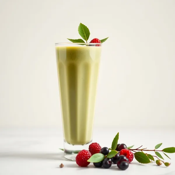 Immune-Boosting Matcha Macadamia Milk Smoothie