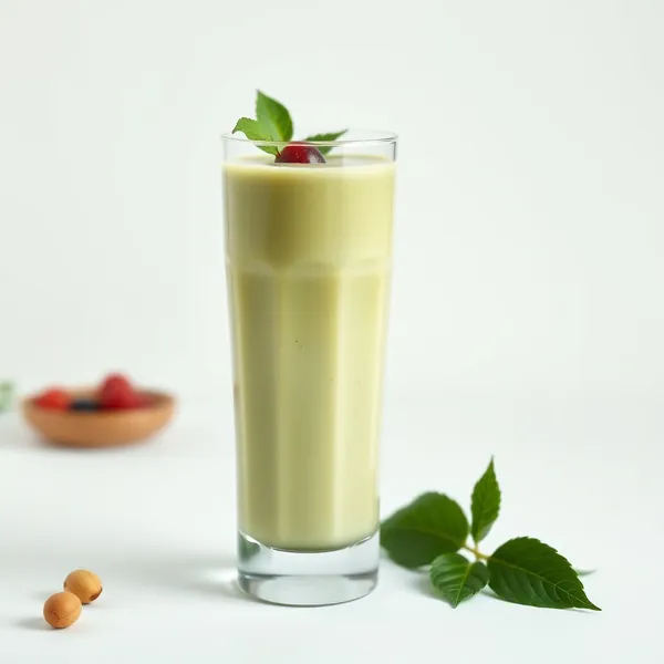 Smoothie au Lait de Pistache et Matcha qui Renforce le Système Immunitaire