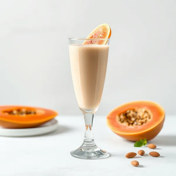 Immune-Boosting Papaya Almond Milk Smoothie