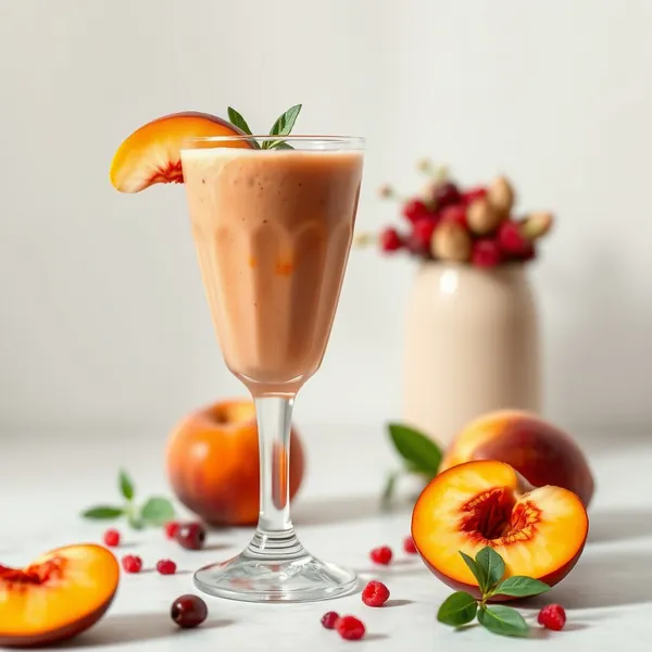 Smoothie Pêche Eau de Coco Boost Immunitaire