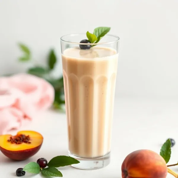 Immune-Boosting Peach Greek Yogurt Smoothie