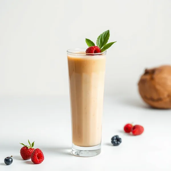 Smoothie de Manteiga de Amendoim e Água de Coco para o Sistema Imunológico