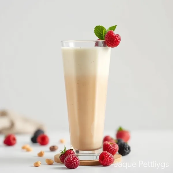 Smoothie de Manteiga de Amendoim e Iogurte Grego para Aumentar a Imunidade