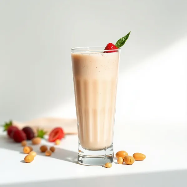 Smoothie de Manteiga de Amendoim e Leite de Macadamia para o Sistema Imunológico