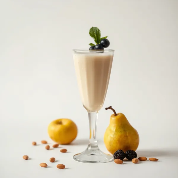 Smoothie de Pera, Amêndoa e Leite de Coco para o Sistema Imunológico