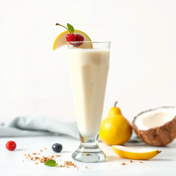 Smoothie de Pera e Água de Coco que Aumenta a Imunidade