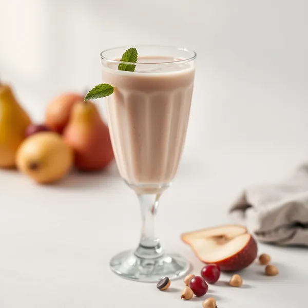 Smoothie di Pera e Nocciola che Rinforza il Sistema Immunitario