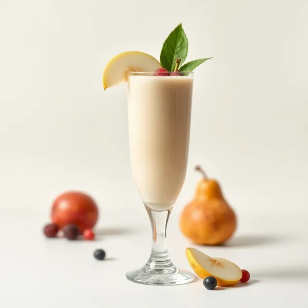 Smoothie de Poire et Lait de Macadamia qui Renforce l'Immunité