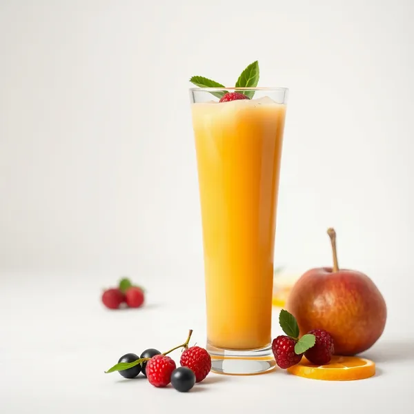 Smoothie de Suco de Pera e Laranja para Aumentar a Imunidade