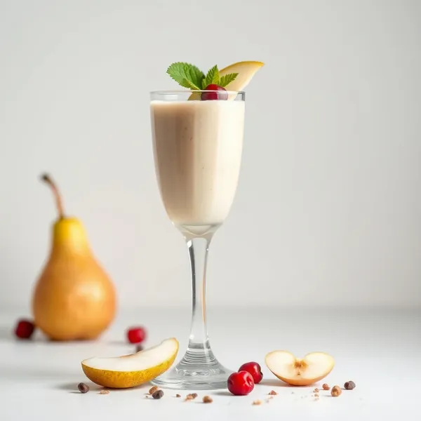 Smoothie de Poire et Lait d'Épeautre qui Renforce le Système Immunitaire
