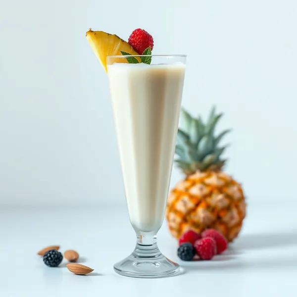 Smoothie Ananas Lait d'Amandes Renforçant le Système Immunitaire