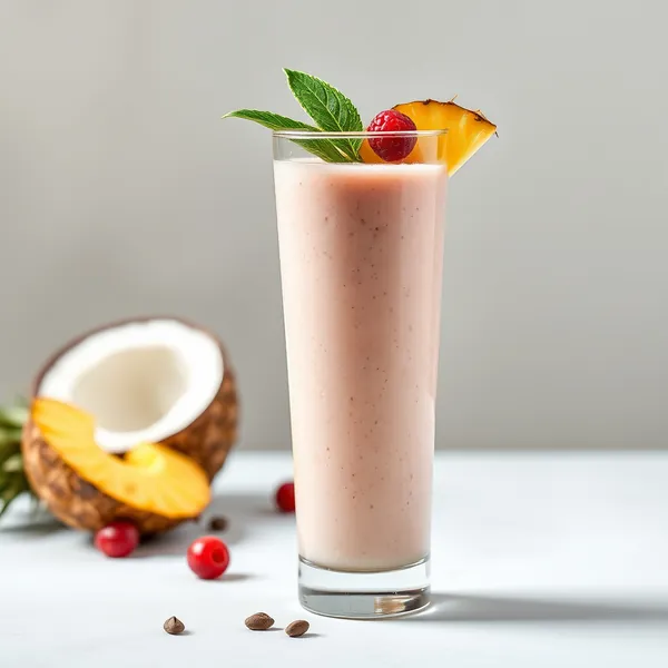 Immune-Boosting Pineapple Coconut Water Smoothie