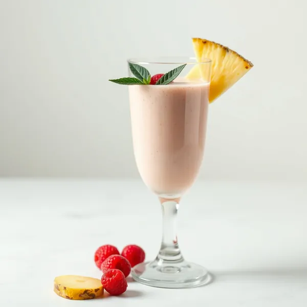 Immunsystem-Boostender Ananas Griechischer Joghurt Smoothie