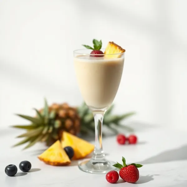 Immune-Boosting Pineapple Kefir Milk Smoothie