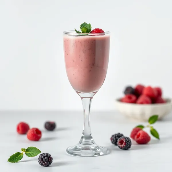 Immune Boosting Raspberry Protein Shake Smoothie