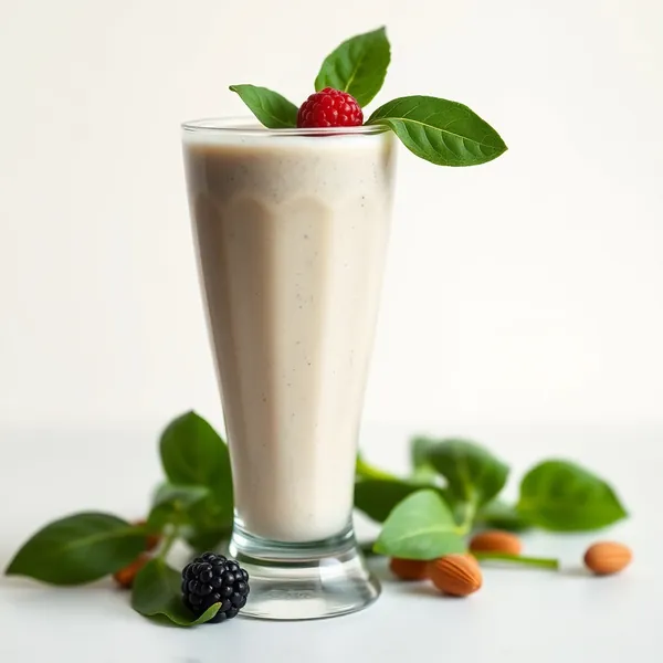 Smoothie di Spinaci, Mandorle e Latte di Cocco per il Sistema Immunitario