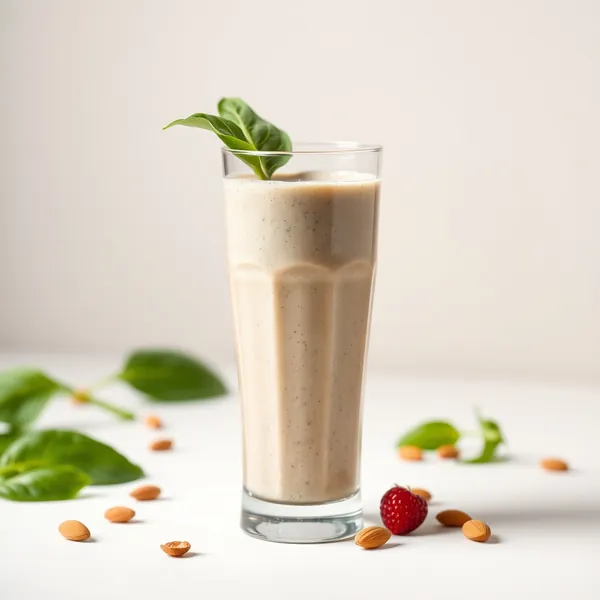 Immune Boosting Spinach Almond Milk Smoothie