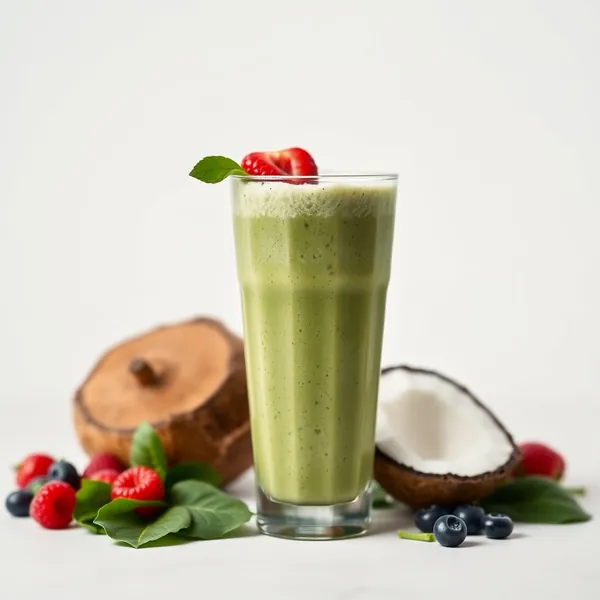Smoothie Épinards et Eau de Coco Boost Immunitaire