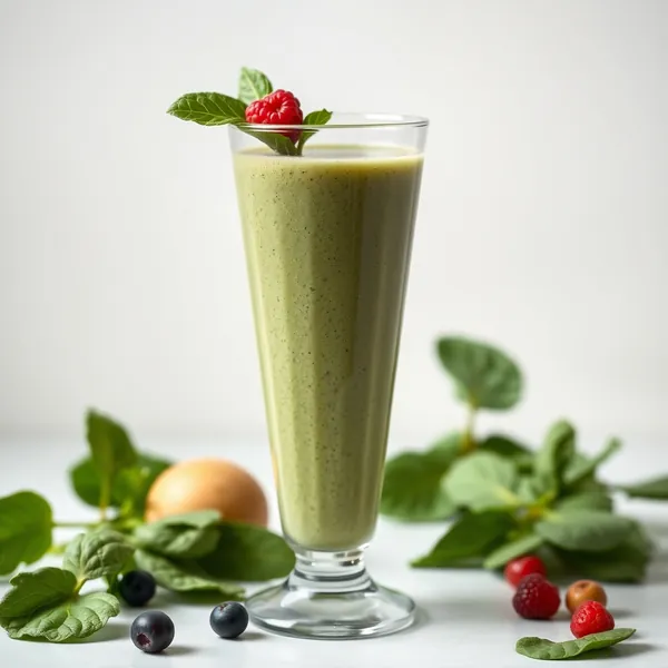 Immune-Boosting Spinach Macadamia Milk Smoothie
