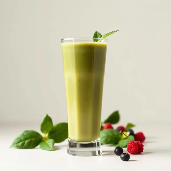 Smoothie de Thé Matcha aux Épinards pour le Système Immunitaire
