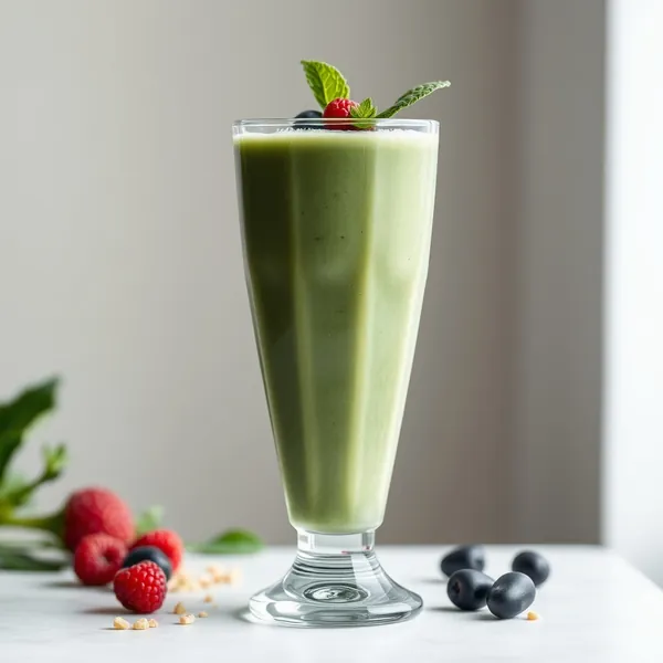 Immune-Boosting Spirulina Cashew Milk Smoothie