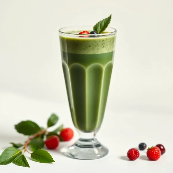 Smoothie de Espirulina e Iogurte Grego para Aumentar a Imunidade