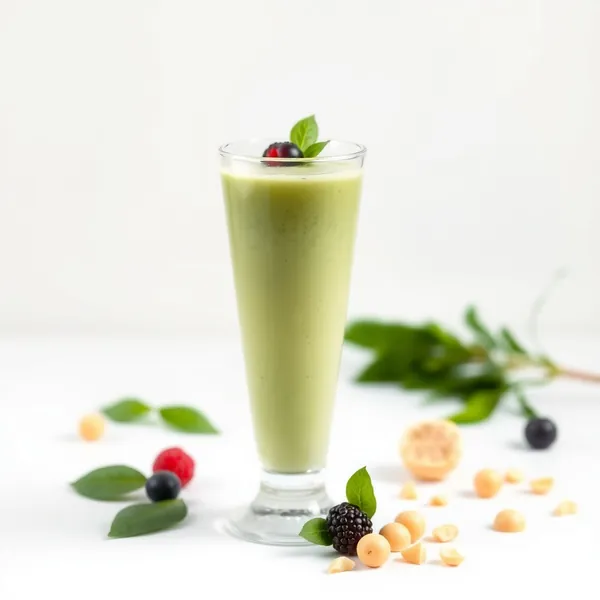 Immune-Boosting Spirulina Macadamia Milk Smoothie
