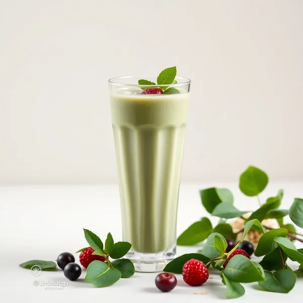 Immune-Boosting Spirulina Oat Milk Smoothie