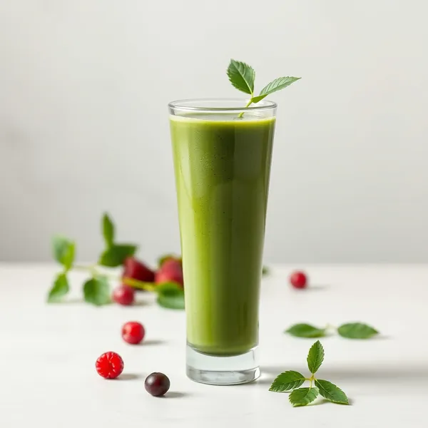 Immunsystem-Unterstützender Spirulina-Protein-Shake