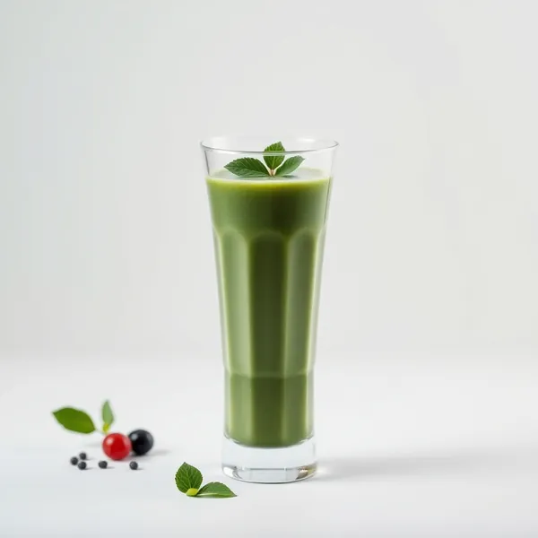Smoothie mit Soja und Spirulina zur Stärkung des Immunsystems