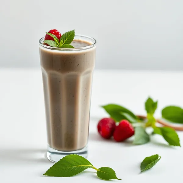 Smoothie aus Spirulina und Dinkelmilch zur Stärkung des Immunsystems