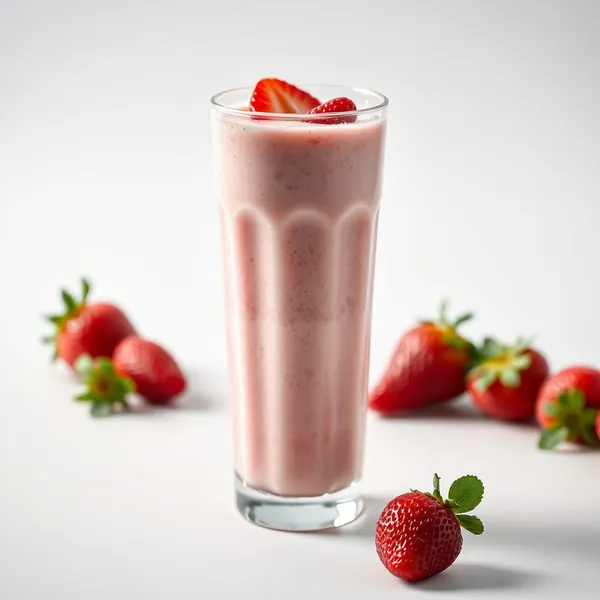 Smoothie au Kefir de Fraise qui Boost l'Immunité