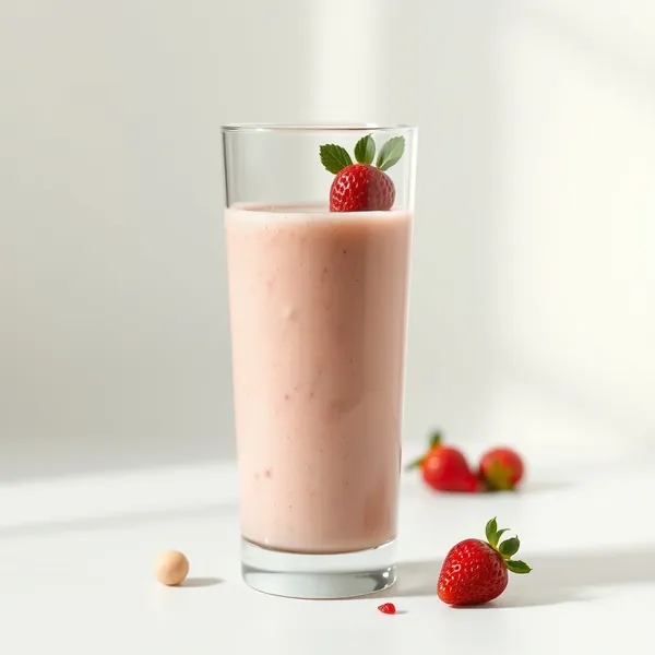 Smoothie de Morango e Macadamia para Aumentar a Imunidade
