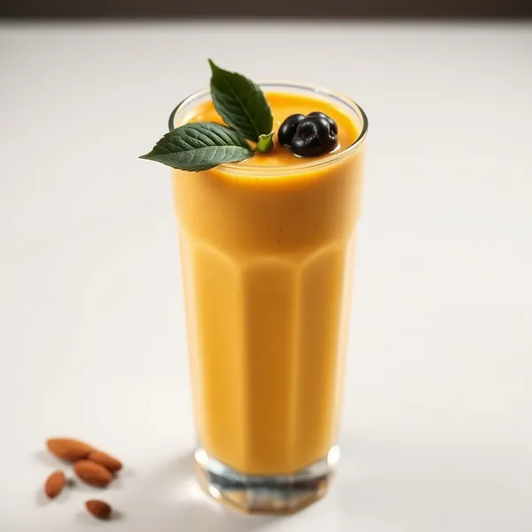 Smoothie di Latte di Mandorla e Curcuma per il Sistema Immunitario