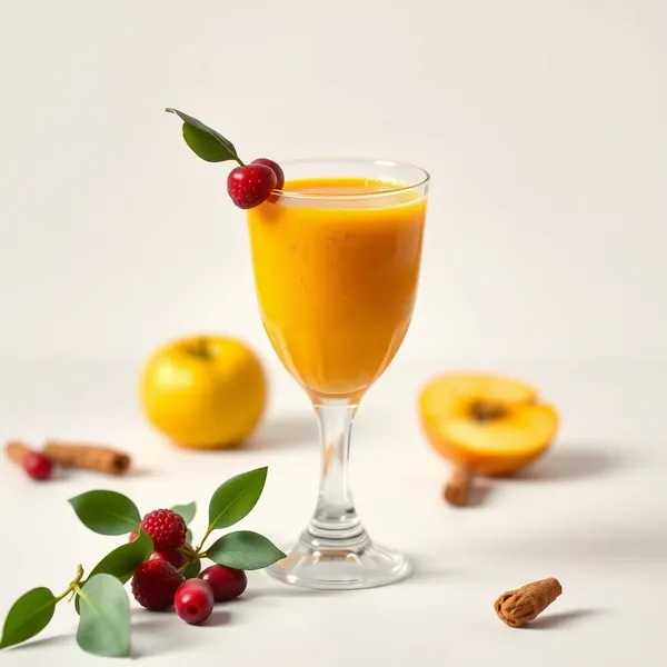 Smoothie de Jus de Pomme et Curcuma pour Booster l'Immunité