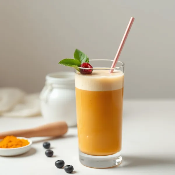 Immune-Boosting Turmeric Greek Yogurt Smoothie
