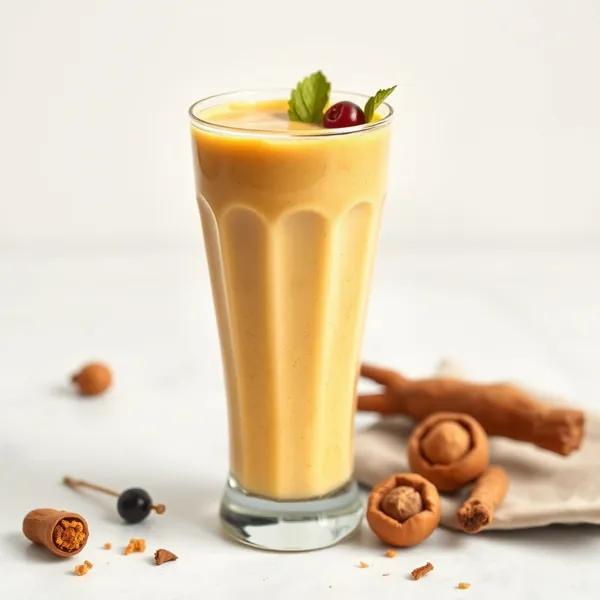 Smoothie au Lait de Noisette et Curcuma pour le Système Immunitaire