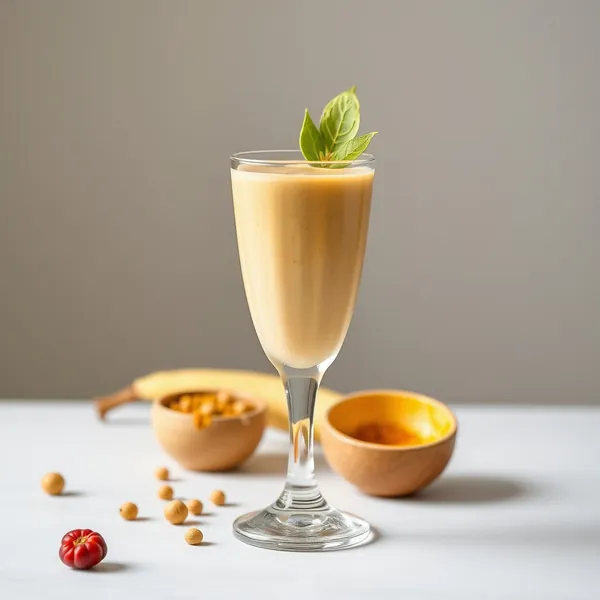 Immune-Boosting Turmeric Pea Milk Smoothie