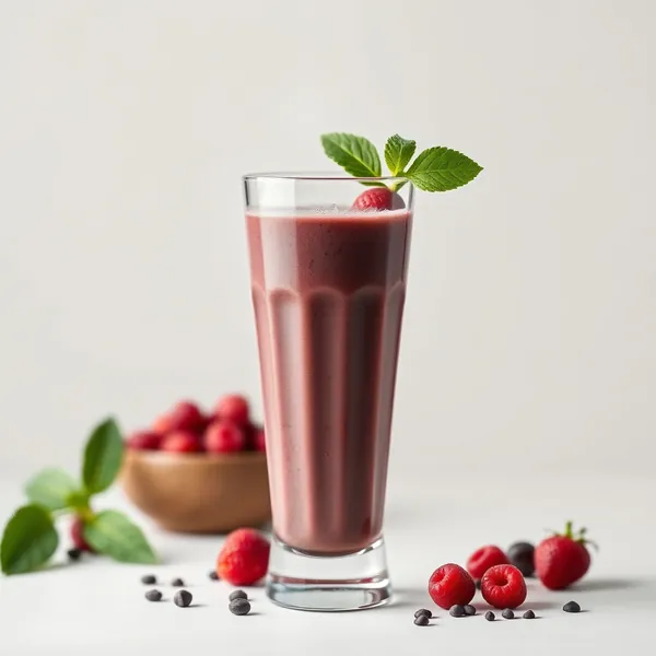 Batido de Té Matcha y Acai Amigable con Keto
