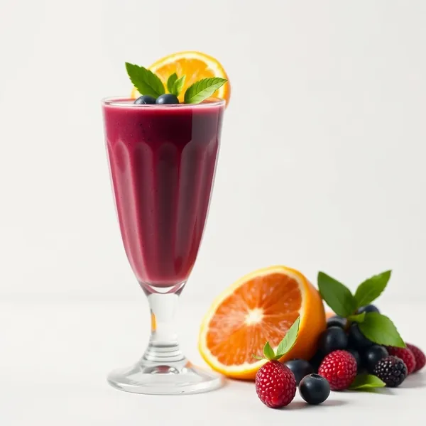 Keto-freundlicher Açaí-Orange-Smoothie