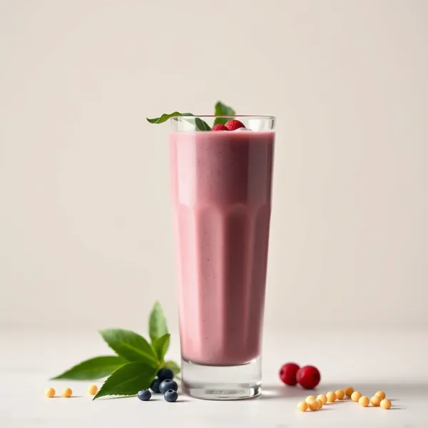 Smoothie Keto d'Açaï et Lait de Pois