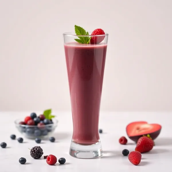 Keto-Friendly Acai Soy Milk Smoothie