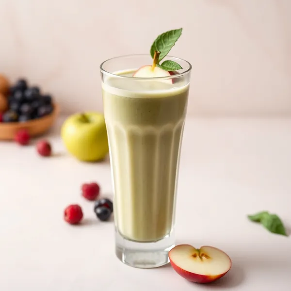 Batido de Té Matcha y Manzana Amigable con Keto