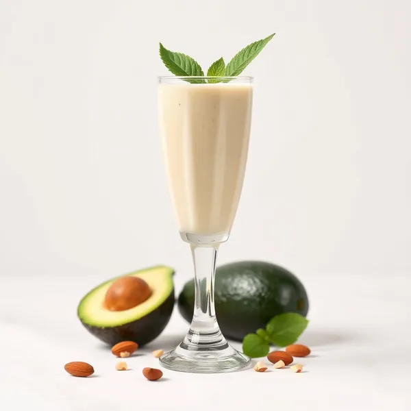 Keto-Friendly Avocado Almond Milk Smoothie
