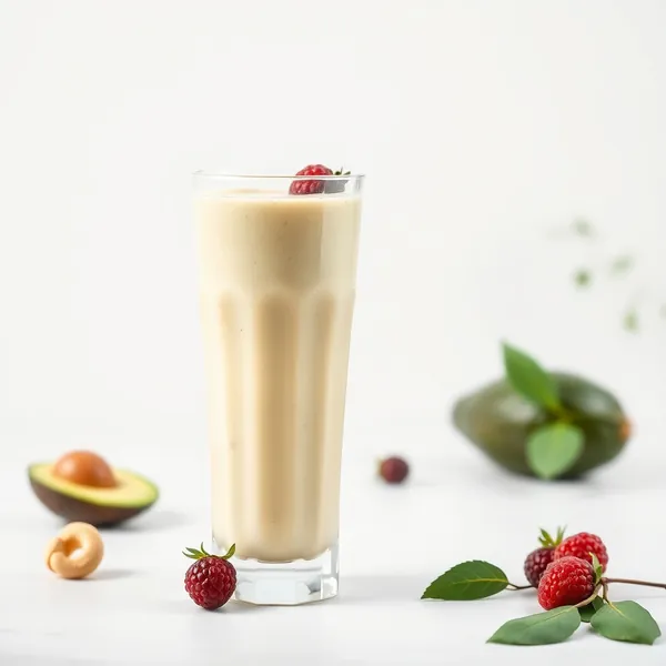 Smoothie de Abacate e Leite de Caju Amigável com Keto