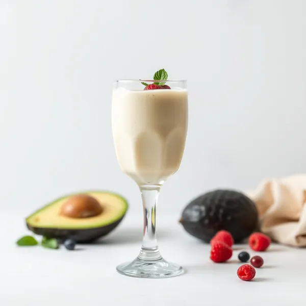 Keto-Friendly Avocado Kefir Milk Smoothie