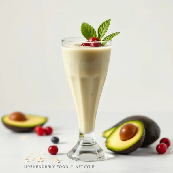 Smoothie Avocat Lait Avoine Amical Keto